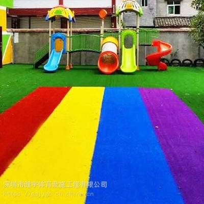 深圳羅湖假草坪鋪設-人造草坪鋪裝-運動球場建設工程