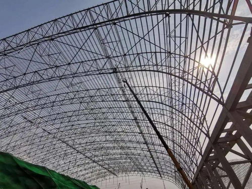 唐山太牛了 全球跨度最大料場(chǎng)封閉項(xiàng)目順利竣工